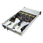 ASUS RS521A-E12-RS24U Socket SP5 Rack (2U) Schwarz, Silber