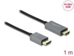 DELOCK Aktives DisplayPort 1.4 > HDMI Kabel 4K 60Hz (HDR) 1m