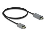 DELOCK Aktives DisplayPort 1.4 > HDMI Kabel 4K 60Hz (HDR) 1m