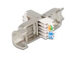 DELOCK RJ45 Stecker Cat.6A STP werkzeugfrei