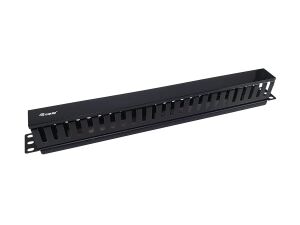 Equip 19" Rack Mount Kabelmanagement-Panel, Schwarz