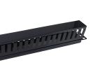 Equip 19" Rack Mount Kabelmanagement-Panel, Schwarz