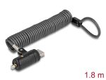 Navilock Sicherungsspiralkabel,USB Typ-A Buchse,...