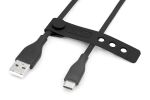 Digitus USB-C Silikon Anschlusskabel, 0,5m, schwarz