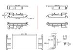 DELOCK Platinenhalterung (72 mm) für Hutschiene 20 cm lang