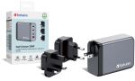 Verbatim GNC-200 Universal Schwarz, Grau AC Schnellladung Drinnen