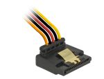 DELOCK Kabel SATA 15Pin St > 2xSATA 15Pin Bu oben 0.15m