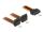 DELOCK Kabel SATA 15Pin St > 2xSATA 15Pin Bu oben 0.15m