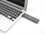 DeLOCK Externes Gehäuse für M.2 NVMe PCIe SSD oder SATA SSD mit USB 10 Gbps Typ-A Stecker