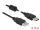 DeLOCK 0.5m, 2xUSB 2.0-A USB Kabel USB 2.0 0,5 m USB A 0,48 Gbit/s Schwarz
