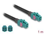 DELOCK Kabel Mini FAKRA Z Buchse quad zu Mini FAKRA Z BU qua