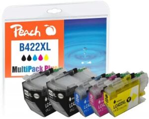 Peach PI500-384 Druckerpatrone 5 Stück(e) Kompatibel Hohe (XL-) Ausbeute Schwarz, Hellblau, Pink, Gelb