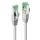 Lindy 0.5m Cat.6A S/FTP GRS TPE Netzwerkkabel, Grau