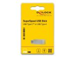 DeLOCK USB 5 Gbps USB-C + Typ-A Speicherstick 64 GB - Metallgehäuse