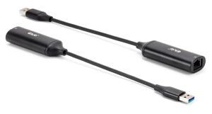 CLUB3D CAC-1421 Kabeladapter USB Type-A RJ45 Schwarz
