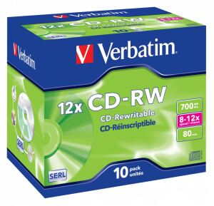 Verbatim CD-RW 12x 700 MB 10 Stück(e)