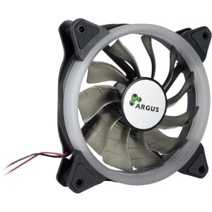 Inter-Tech Argus RS-051 RGB Computergehäuse Ventilator 12 cm Schwarz