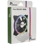 Inter-Tech Argus RS-051 RGB Computergehäuse Ventilator 12 cm Schwarz