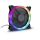 Inter-Tech Argus RS-051 RGB Computergehäuse Ventilator 12 cm Schwarz