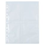 HERMA 7560 Klarsichthülle 90 x 130 mm Polypropylen...