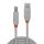 Lindy 36681 USB Kabel USB 2.0 0,5 m USB A USB B 0,48 Gbit/s Grau