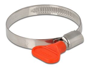 DELOCK Schlauchschelle, Flügelmutter 40-60mm 10 Stk. rot