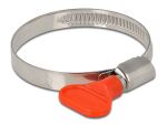 DELOCK Schlauchschelle, Flügelmutter 40-60mm 10 Stk. rot