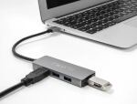 DeLOCK 4 Port USB 5 Gbps Hub mit USB Typ-A Anschluss – USB Typ-A Buchsen seitlich