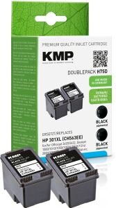 KMP 1719,4021 Druckerpatrone 2 Stück(e) Kompatibel Schwarz