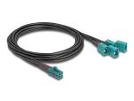 DELOCK Kabel Mini FAKRA Z Buchse quad zu 4 x FAKRA Z Bu quad