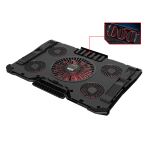 Inca INC-611GMS Llaptop-Kühlpad 43,2 cm (17") 2200 RPM Schwarz, Rot