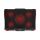 Inca INC-611GMS Llaptop-Kühlpad 43,2 cm (17") 2200 RPM Schwarz, Rot