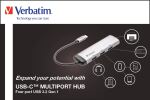 Verbatim USB-C Multiport-Hub 4-Port USB 3.2 Gen 1
