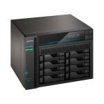 Asustor Lockerstor 10 AS6510T NAS Tower Intel Atom® C3538 8 GB DDR4 0 TB ADM Schwarz