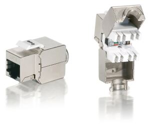 Equip Cat.6 Abgeschirmter Keystone Jack LSA, 8 Stück/Packung