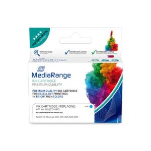 MediaRange MRHP655C Druckerpatrone 1 Stück(e) Kompatibel Cyan
