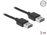 DELOCK USB Kabel A -> A St/St 3.00m Easy USB