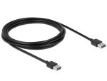 DELOCK USB Kabel A -> A St/St 3.00m Easy USB