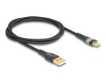DELOCK USB 2.0 Kabel Typ-A St. zu USB Type-C St. 60 W 1 m
