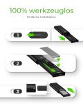 ICY BOX IB-1807MT-C31, ext. M.2 NVMe Gehäuse, Werkzeuglos, USB 3.2 Gen 2 Type-C®/Type-A, Aluminium, schwarz
