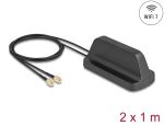 DeLOCK WiFi 7 Antenne 2 x RP-SMA Stecker 2,4 - 4,0 dBi...