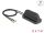 DeLOCK WiFi 7 Antenne 2 x RP-SMA Stecker 2,4 - 4,0 dBi omnidirektional mit magnetischem Standfuß und Anschlusskabel ULA100 1 m outdoor schwarz