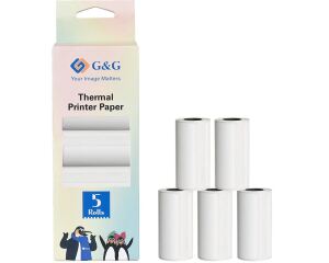 G&G GP-50*30*90PT-0Φ13-5P Weiß Selbstklebendes Druckeretikett