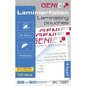 Genie 10261 Laminierhülle 100 Stück(e)