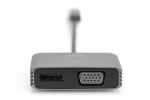 Digitus USB Typ-C™ 4K 2in1 DisplayPort + VGA Grafik-Adapter