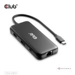 CLUB3D 8-1 Portable Dock USB Type-C® 10Gbps to HDMI™ and DisplayPort™ 8K30Hz PD Max.100Watt