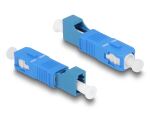 DeLOCK LWL Hybrid Kupplung SC Simplex Stecker zu LC Simplex Buchse blau