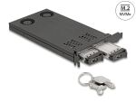 DELOCK PCI Express x16 Karte für 2x M.2 NVMe SSD-Bifurcation