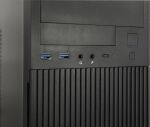 Inter-Tech IT-6521 Straight Micro Tower Schwarz