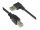 Alcasa 2510-EU005W USB Kabel USB 2.0 0,5 m USB A USB B 0,48 Gbit/s Schwarz